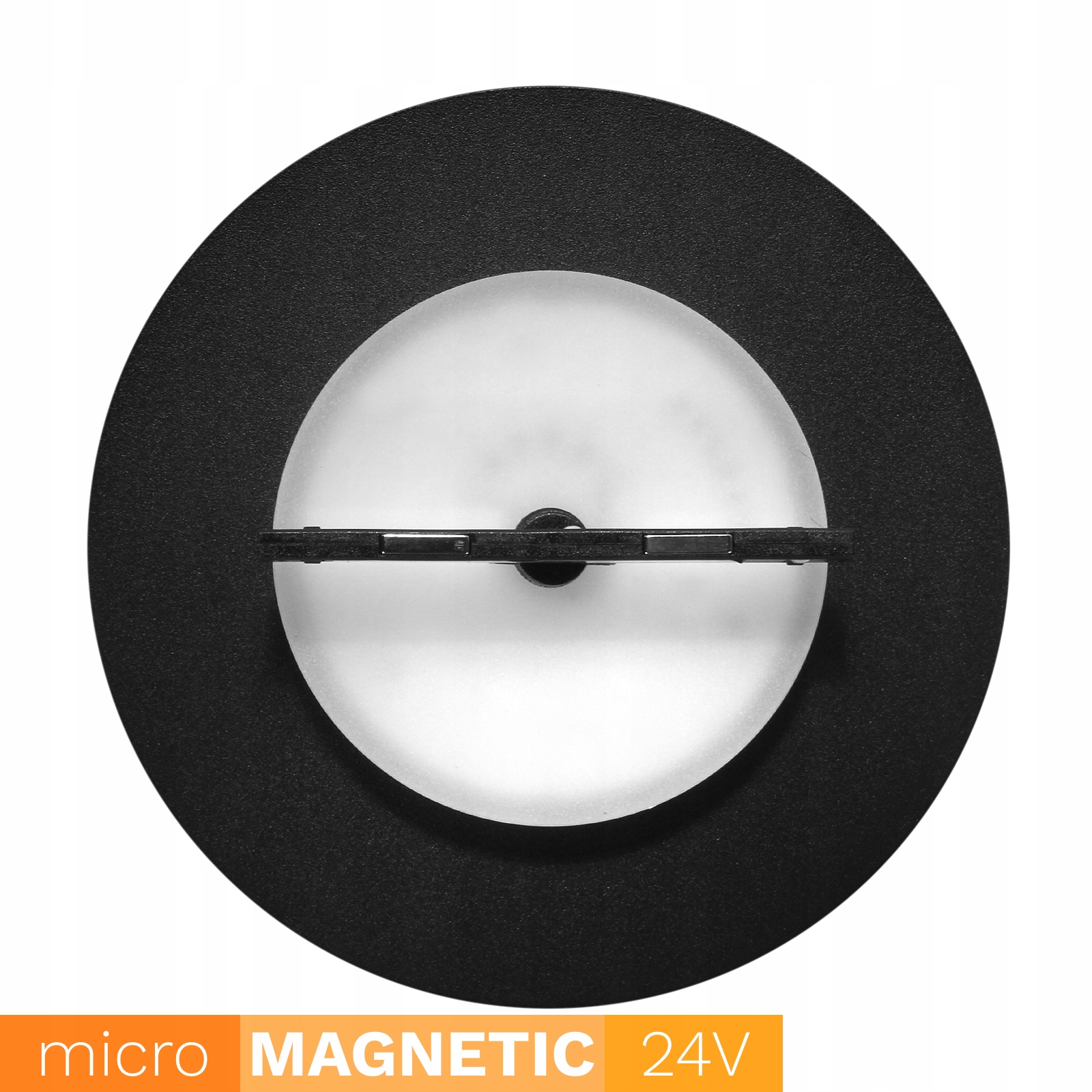 Kruhové nástenné svietidlo pre magnetické lišty UN5-YSBD Micro Magnetic 9W 3000K