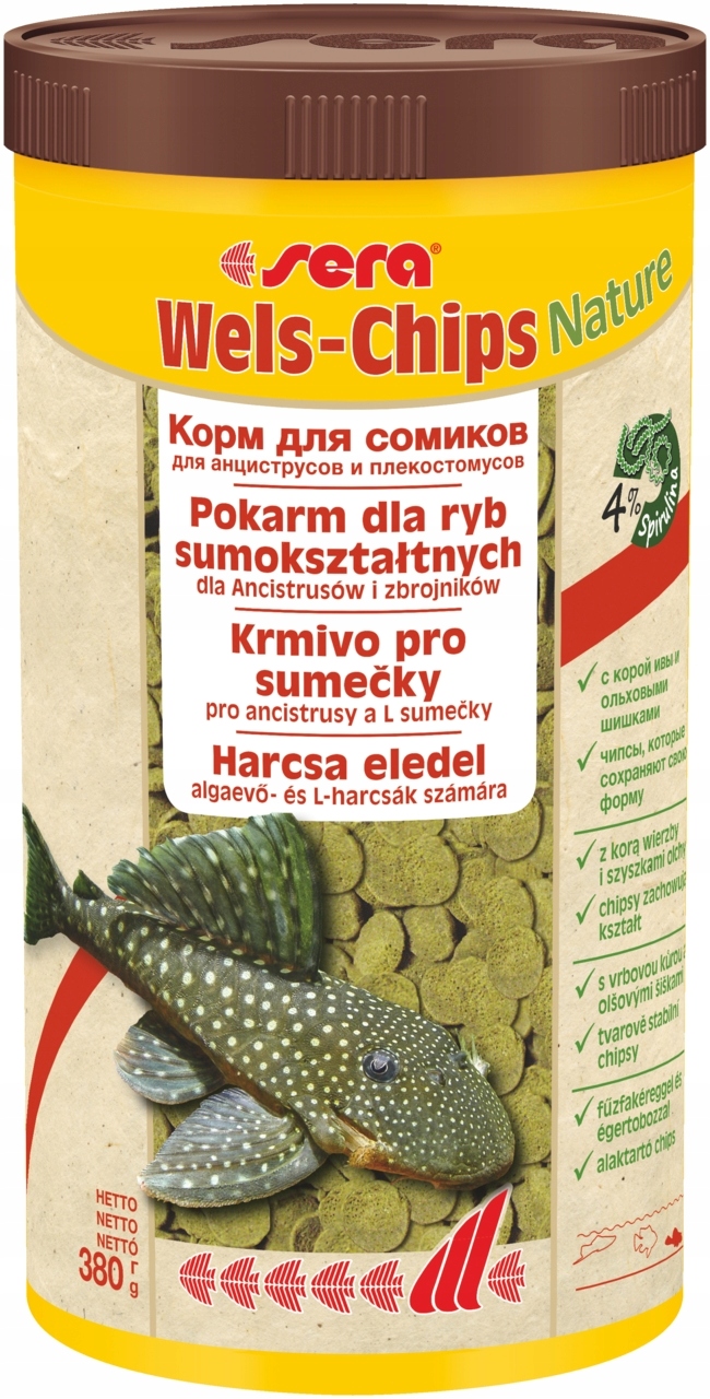 Levně Sera Wels-Chips Nature 1 L