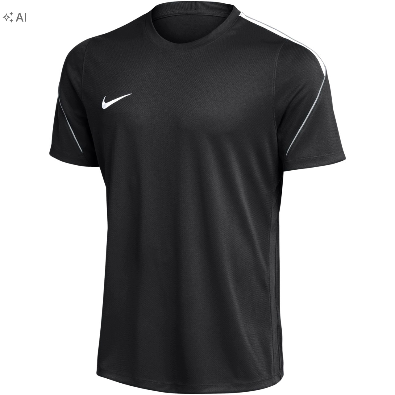 Koszulka Męska Nike Czarna Dri-FIT Treningowa Piłkarska Oddychająca roz. L