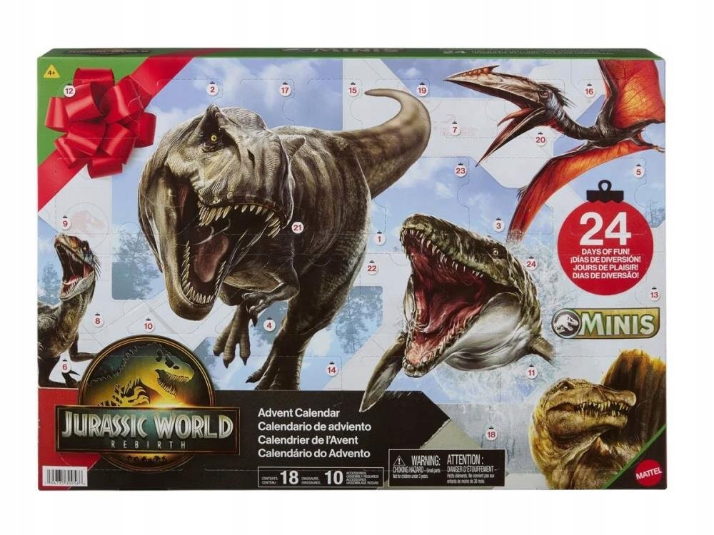 Mattel Jurský Svět Adventní kalendář 2025 JGB67