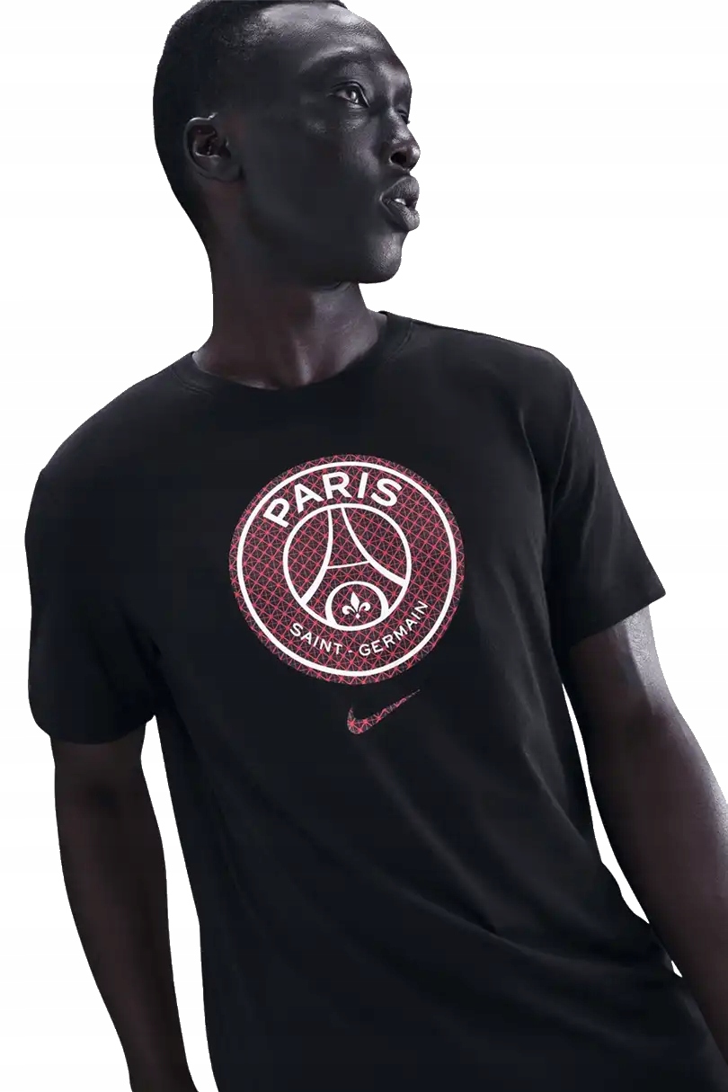 Pánské tričko s krátkým rukávem Nike Psg 25/26 Crest Tee černé
