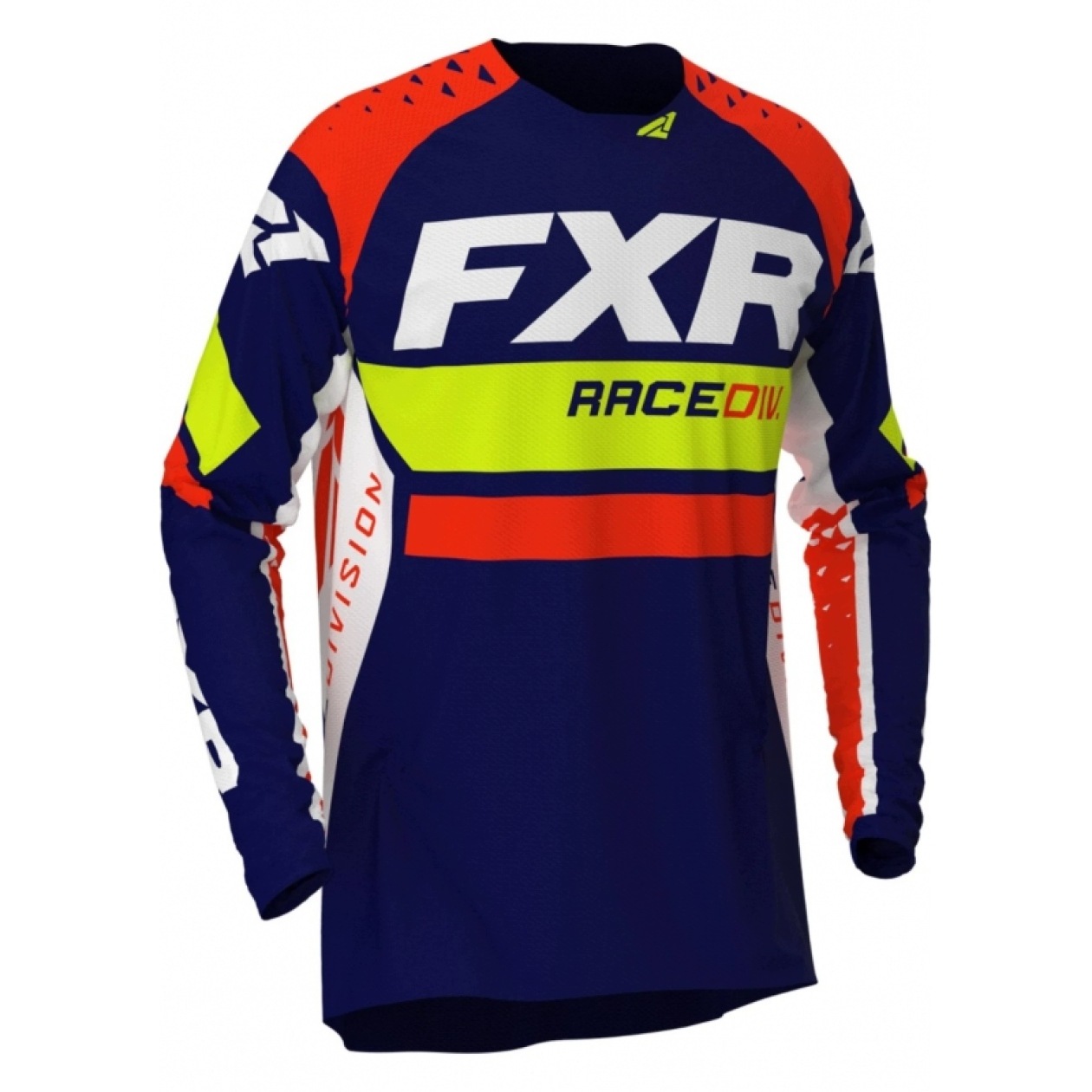 Mikina Fxr Revo MX Granátová/Žltá fluo/Červená L
