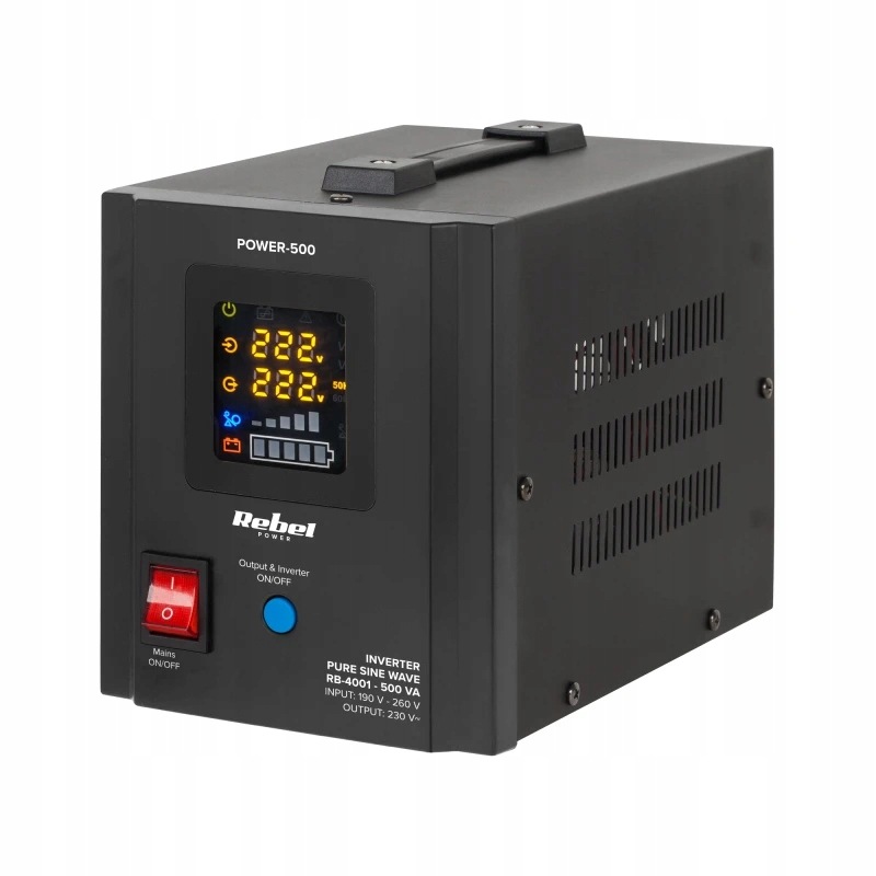 Rebel RB-4001 Záložní zdroj POWER-500, 500 Va 300 W, 12 V 230