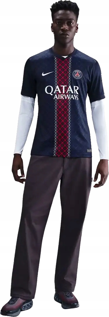Pánský domácí fotbalový dres Nike Psg 25/26 modrý krátký rukáv