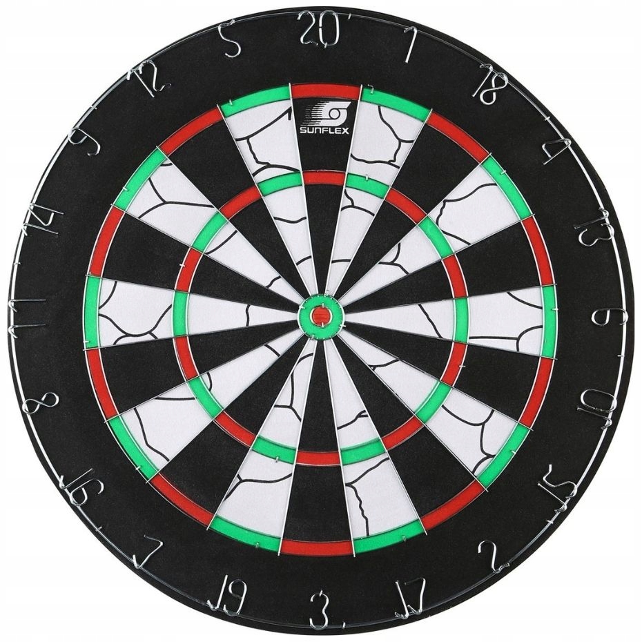 Terč na šipky Sunflex Profesionální sisalový tréninkový Tournament 46 cm