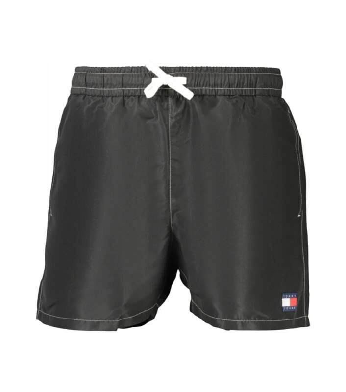 Tommy Hilfiger UM0UM03852 Nebds pánské šortky černé