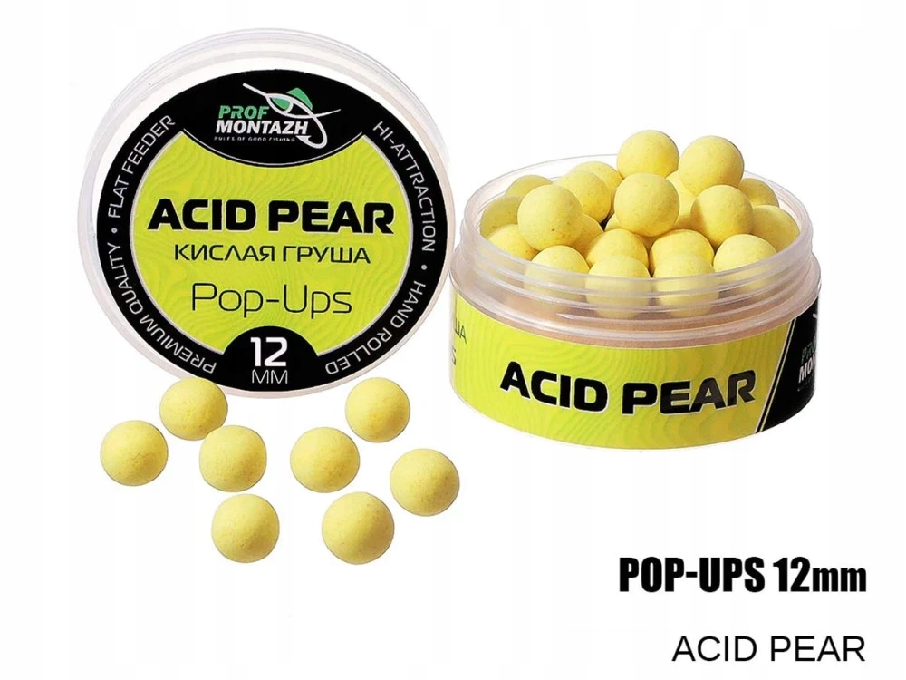 Plovoucí Boilie Pop-Up 12 mm Acid pear