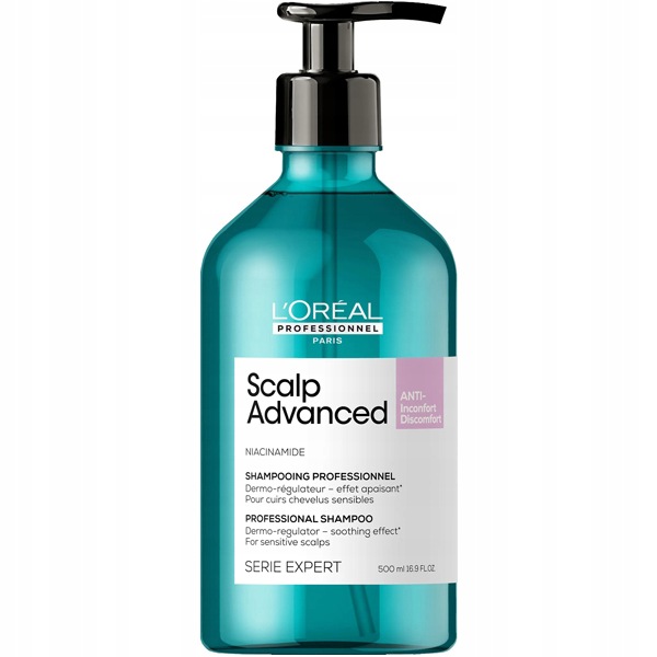 L'Oréal Professionnel Scalp Advanced Szampon do Wrażliwej Skóry Głowy 500ml