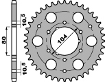 Pbr Zębatka Tylna 4578 38 C45 Polaris (można Stosować Zamiast 478 38)