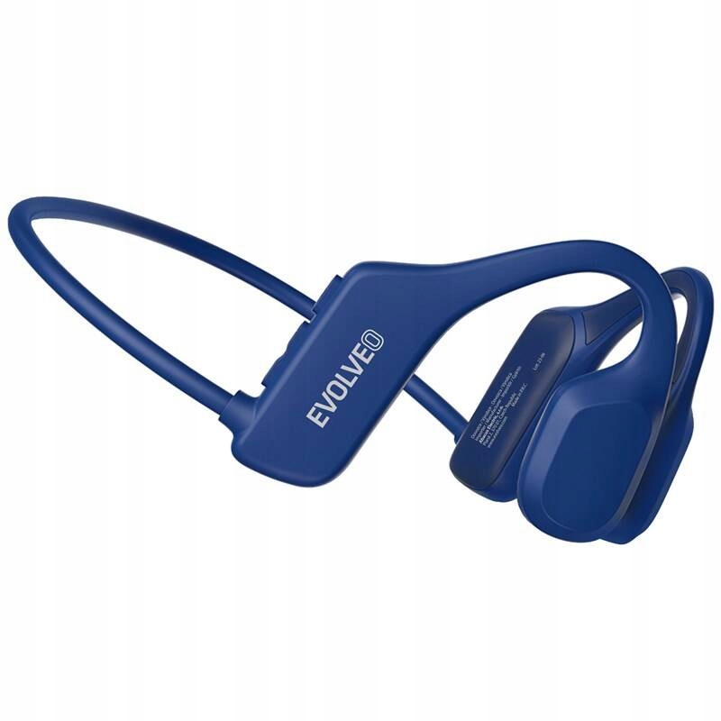 Bezdrátová sluchátka na lícní kosti Evolveo BoneSwim Lite MP3 8GB, modré