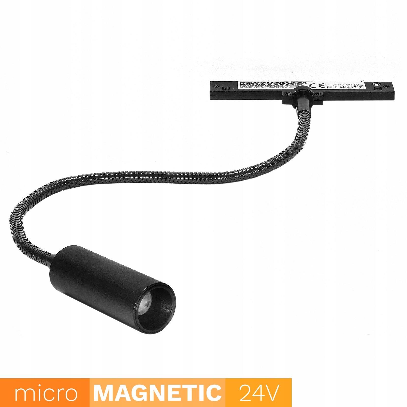 Flexibilní lampa pro magnetické lišty UN5-YDL20 Micro Magnetic 3W 3000K