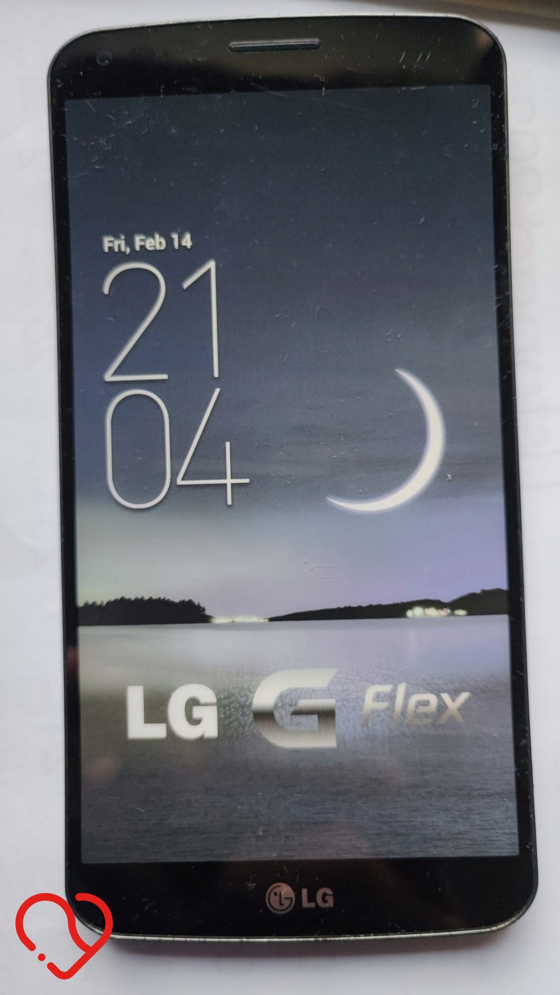 Atrapa eksponat wystawa prezenter smartfon telefon LG G Flex