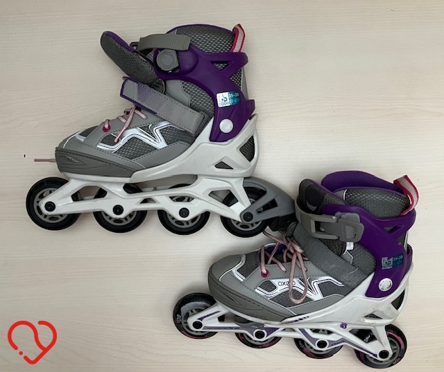 Rolki OXELO FIT3 JUNIOR PURPLE r. 35-38