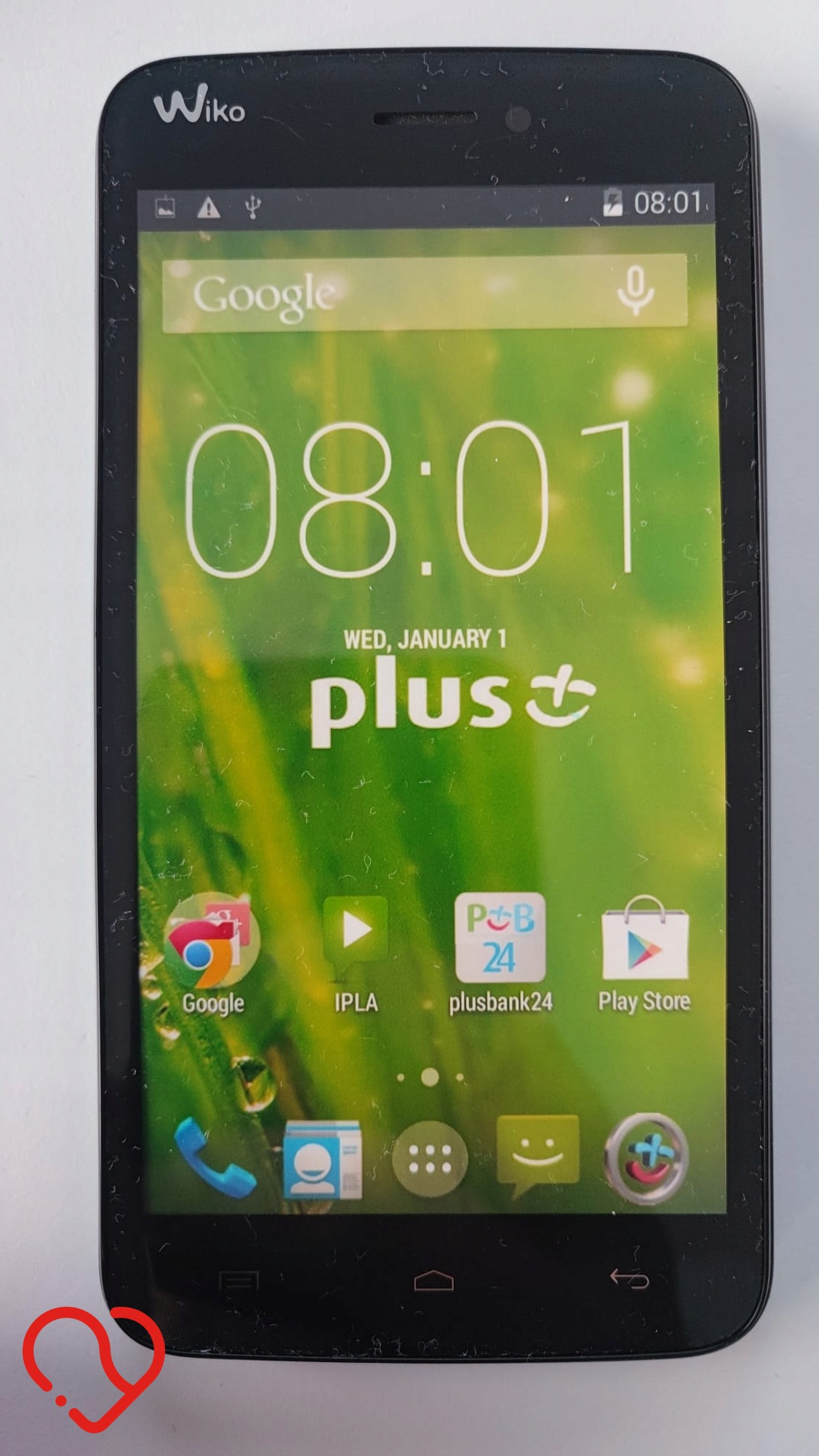 Atrapa eksponat wystawa prezenter smartfon Wiko Lenny