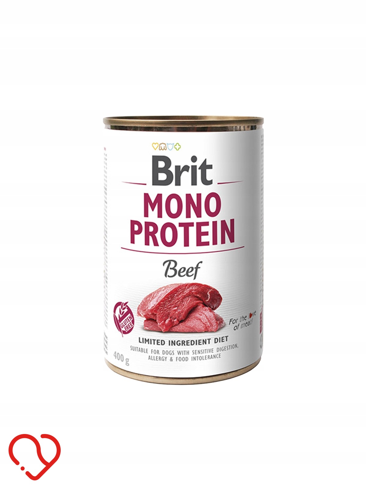БРИТ МОНО ПРОТЕИНОВАЯ ГОВЯДИНА СОБАКА КОНСЕРВНАЯ БАНКА С ГОВЯДИНОЙ 400Г