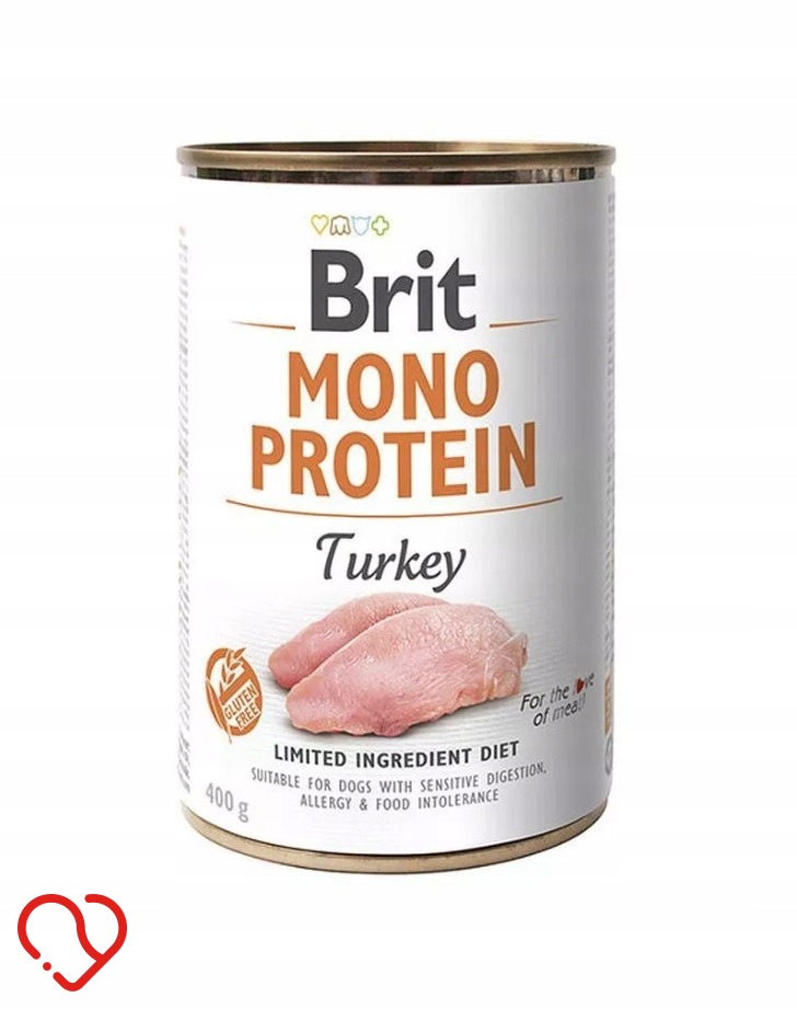 BRIT MONO PROTEIN TURKEY DOG CAN С ИНДЕЙКОЙ 400 Г