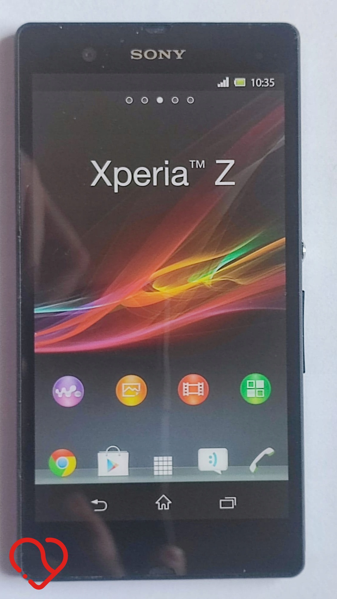 Atrapa eksponat wystawa prezenter smartfon SONY XPERIA Z
