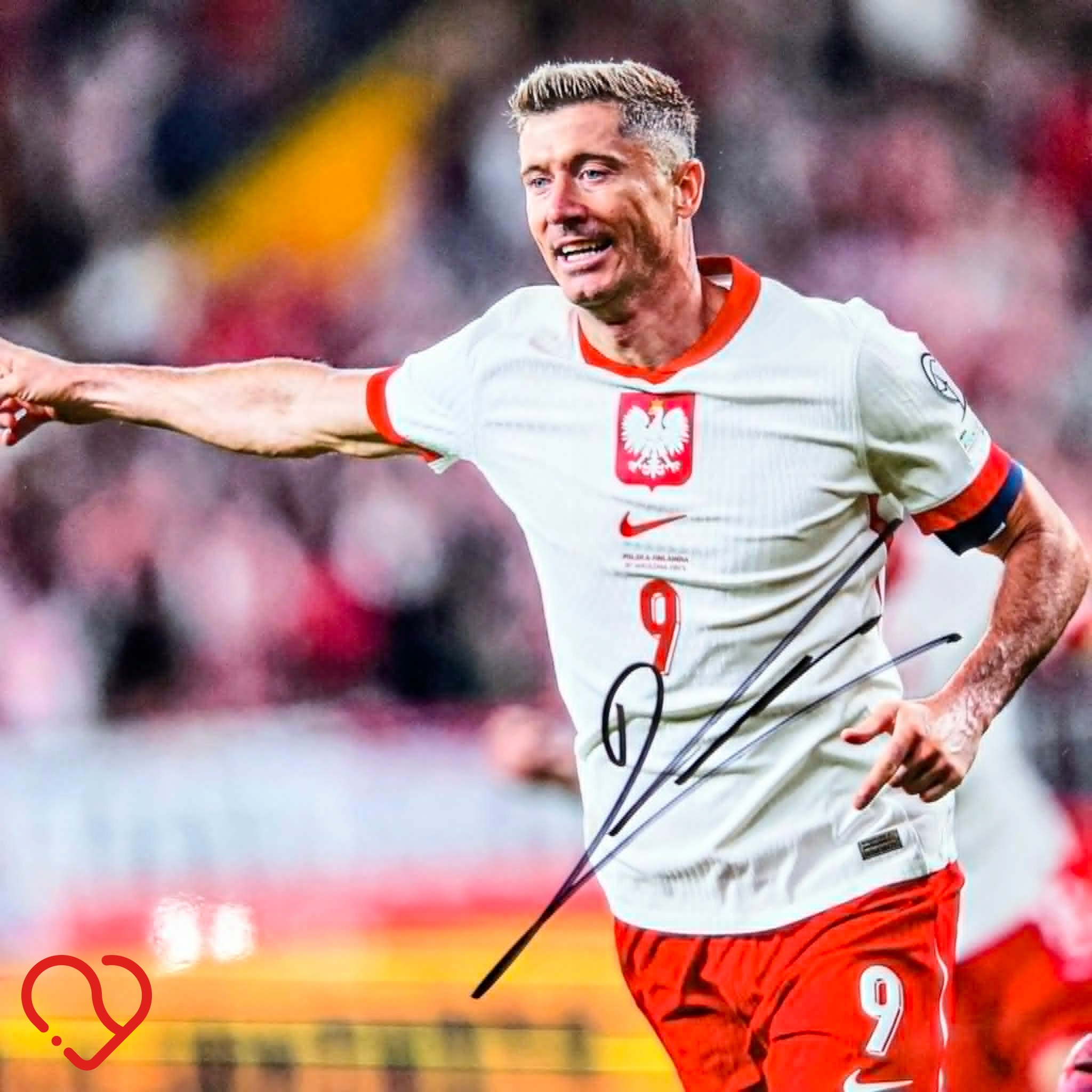 Lewandowski - Polska - zdjęcie z autografem (pol)