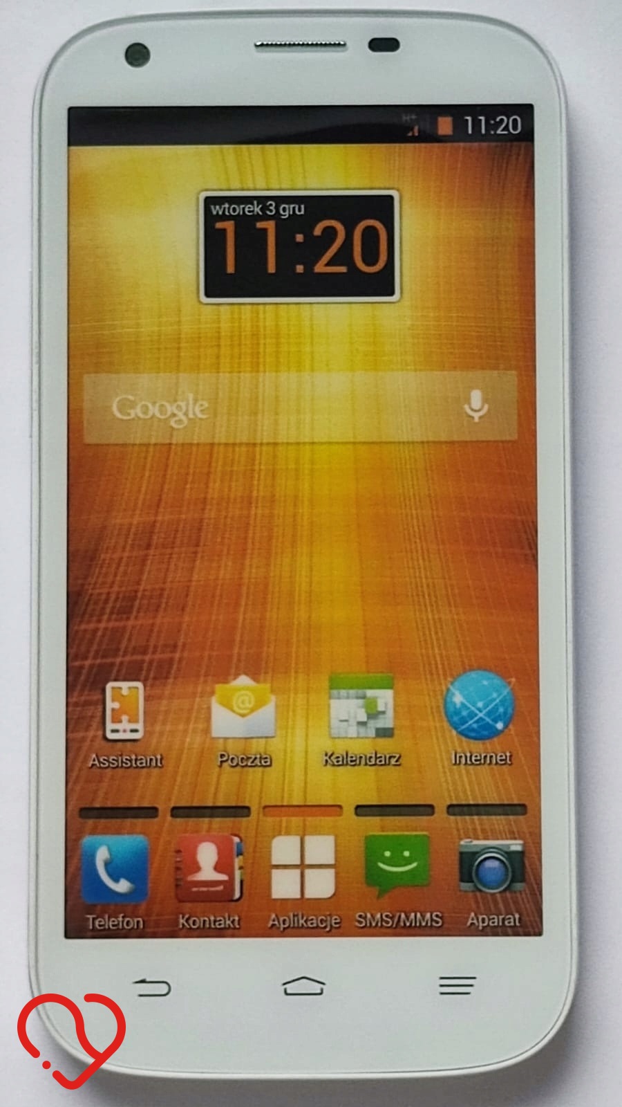 Atrapa eksponat wystawa prezenter smartfon ZTE Orange Reyo