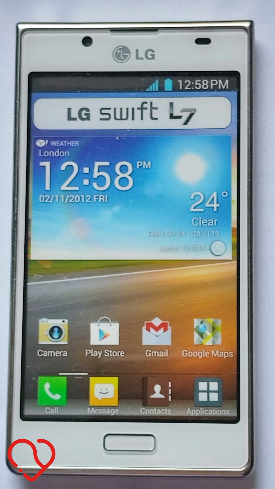 Atrapa eksponat wystawa prezenter smartfon telefon LG SWIFT L7