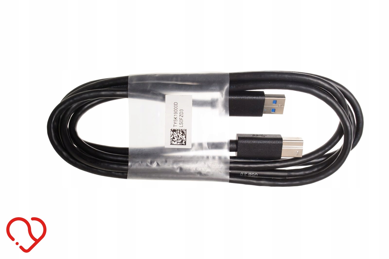 Kabel USB-A 3.0 Dell na USB-B 3.0 czarny 1,8 m