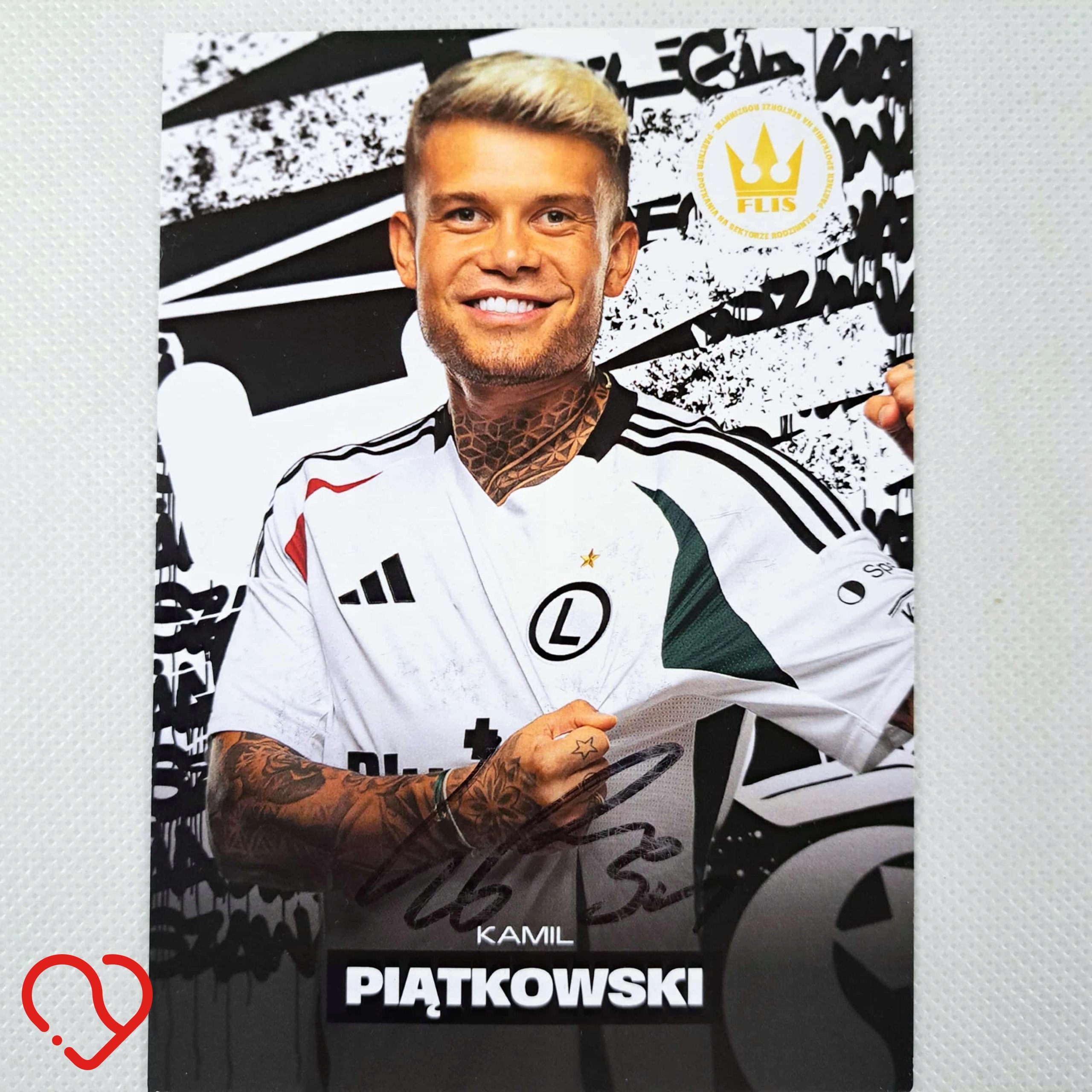 Piątkowski - Legia - karta z autografem (clu)