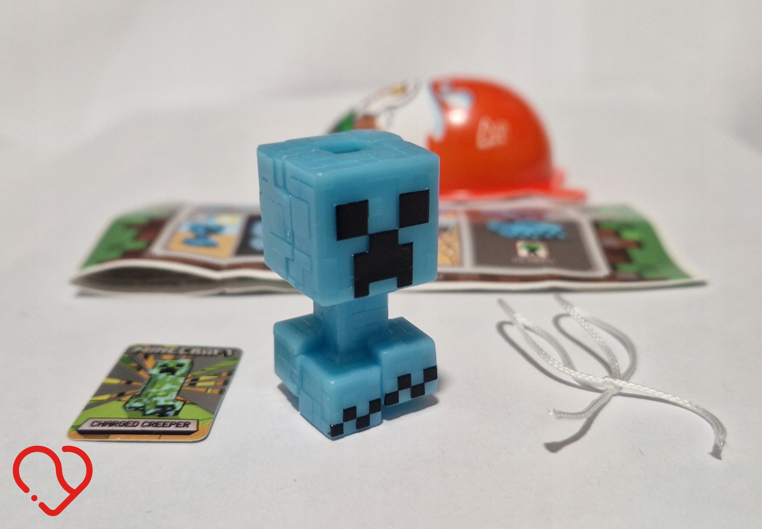 Figurka CHARGED CREEPER Kinder Joy Minecraft VC309A