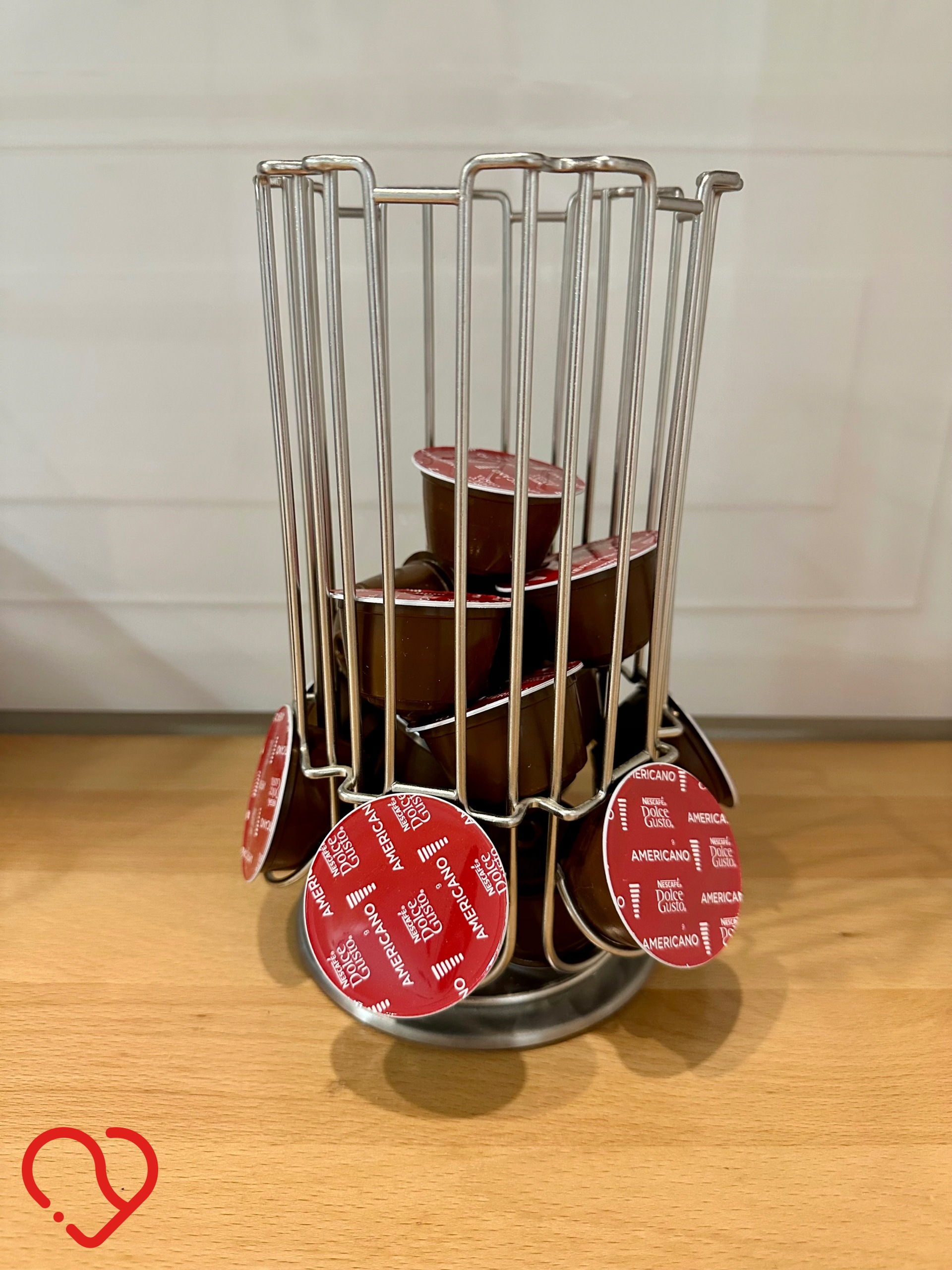 Stojak na kapsułki do kawy Nescafe Dolce Gusto + 16 kapsułek