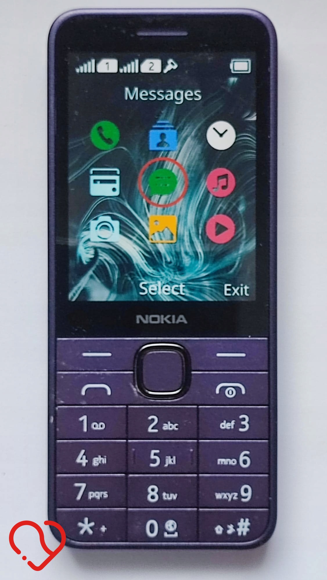 Atrapa eksponat wystawa prezenter telefon NOKIA 235 4G