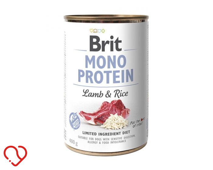Brit Care Mono Protein Jagnięcina&Ryż 400g