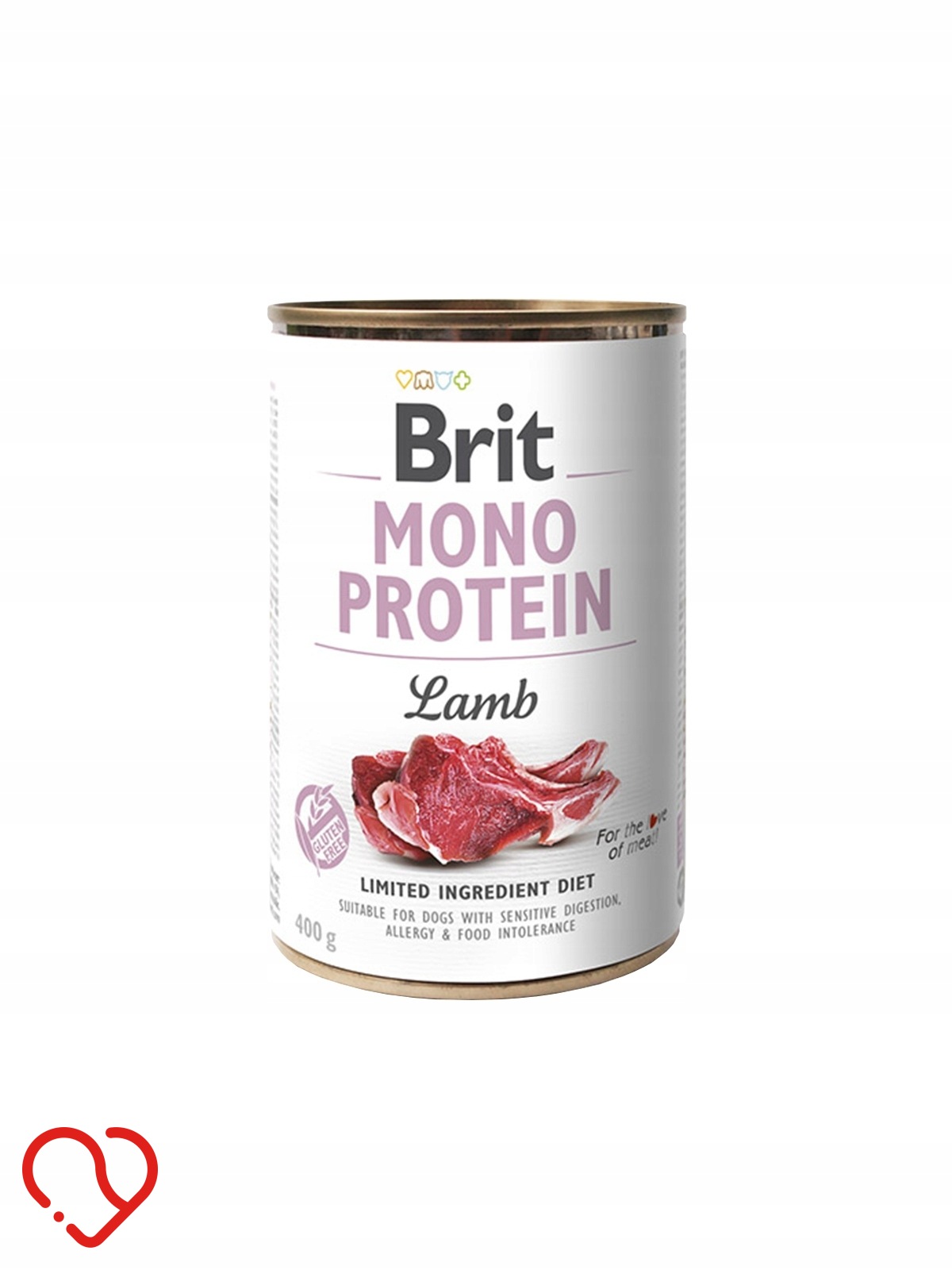 БРИТ МОНО БЕЛОК ЯГНЕНКА СОБАКА МОЖЕТ С ЯГНЕНКОМ 400Г