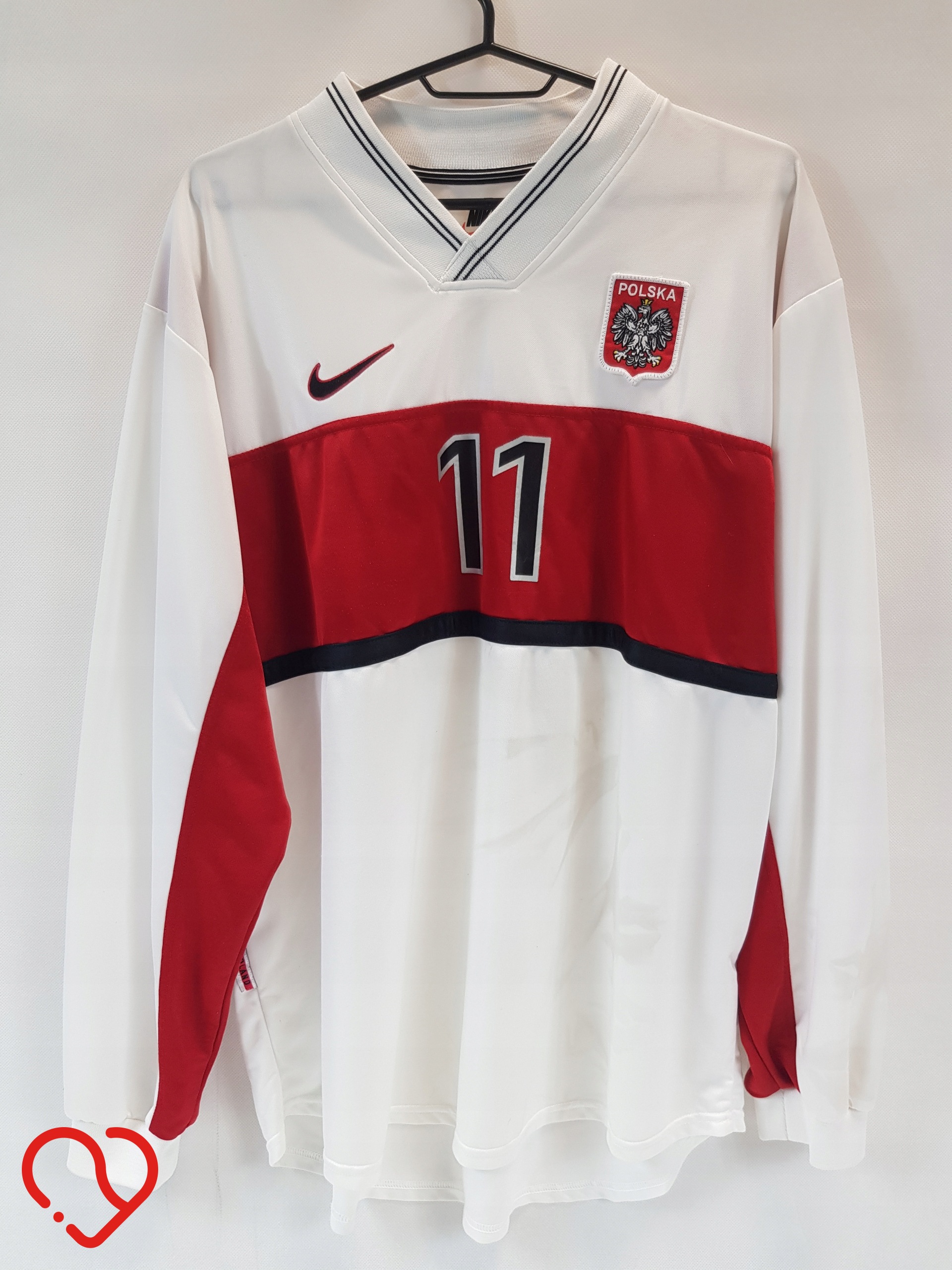 Trzeciak, koszulka MECZOWA reprezentacji Polski 1998 rok