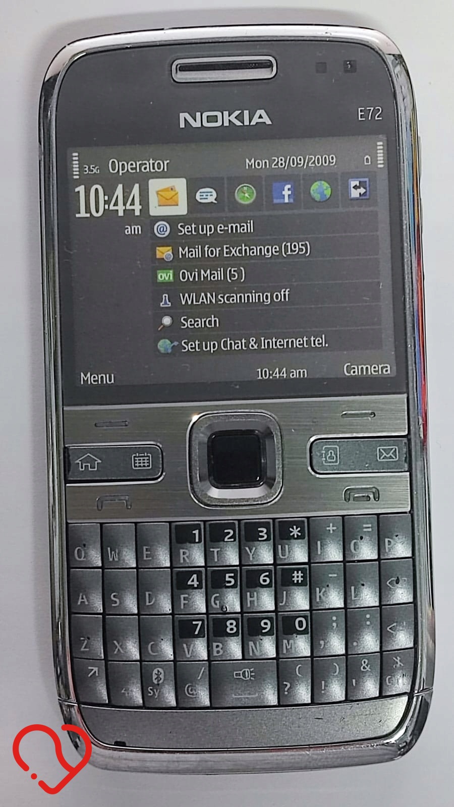 Atrapa eksponat wystawa prezenter telefon smartfon NOKIA E72