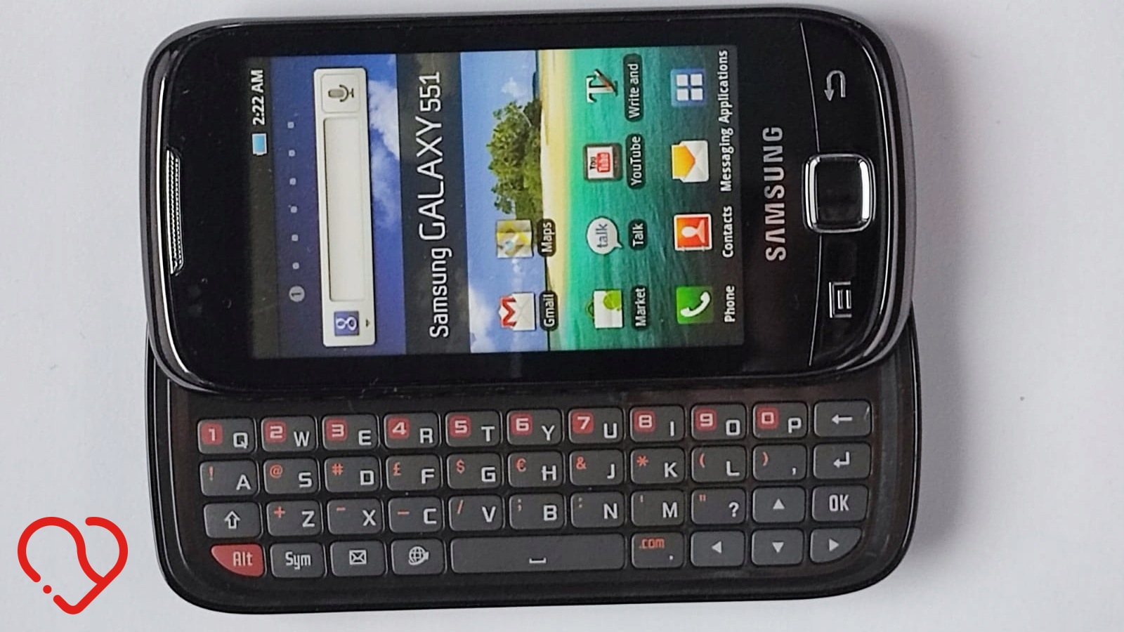 Atrapa eksponat wystawa prezenter rozsuwany Samsung GALAXY 551