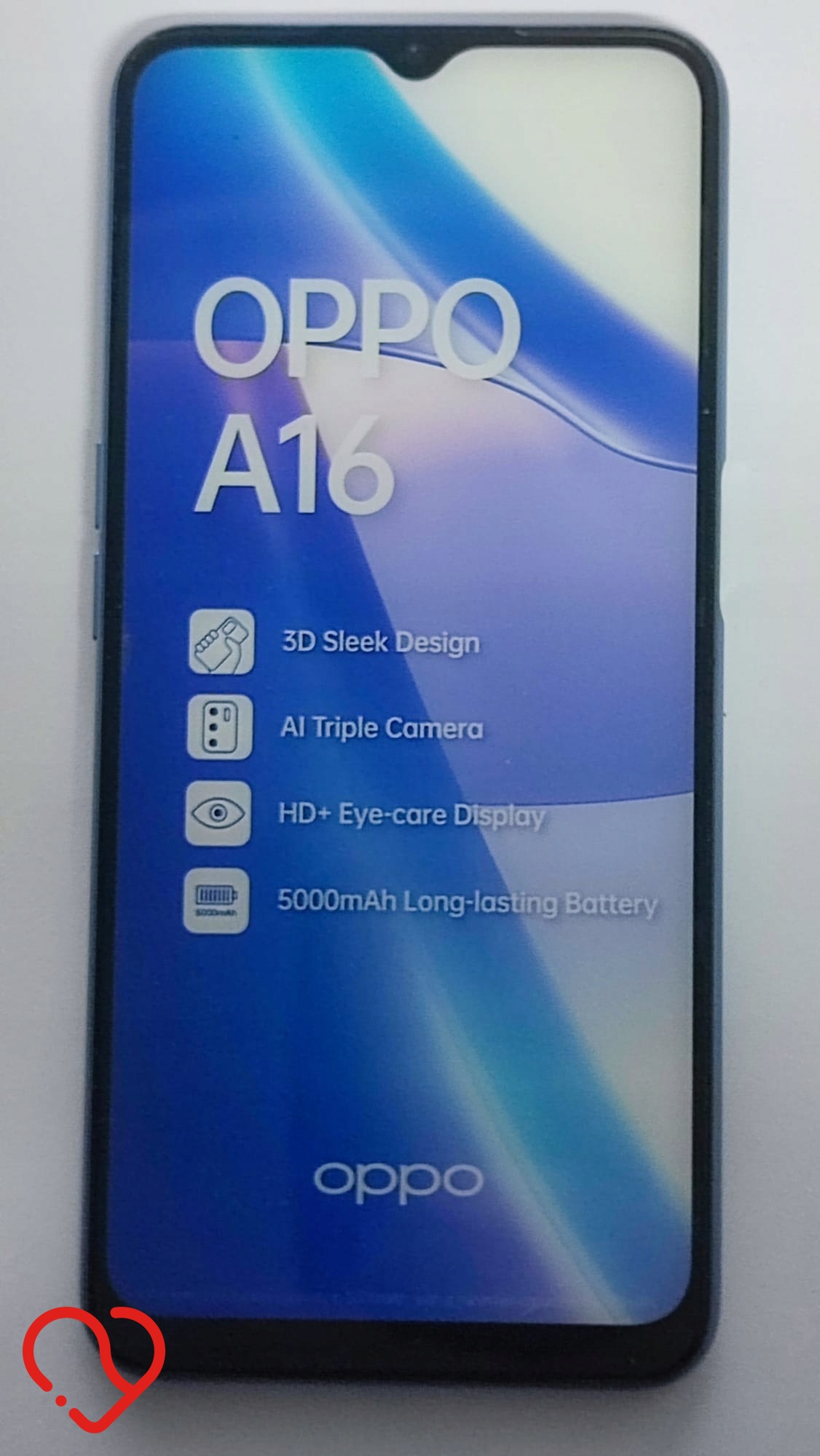 Atrapa eksponat wystawa prezenter smartfon OPPO A16