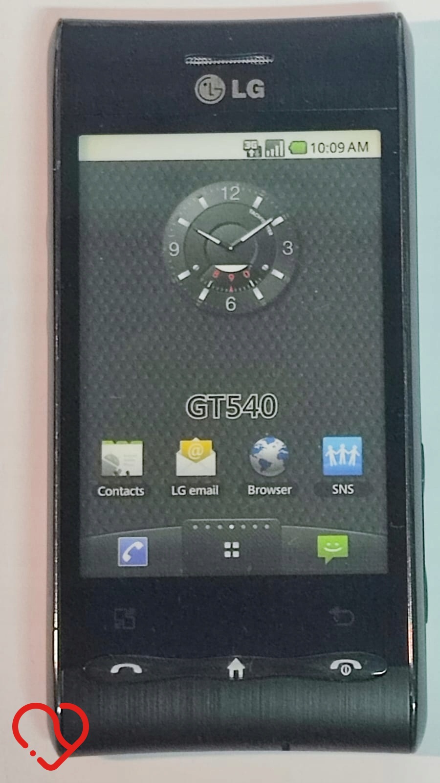 Atrapa eksponat wystawa prezenter smartfon telefon LG SWIFT GT540