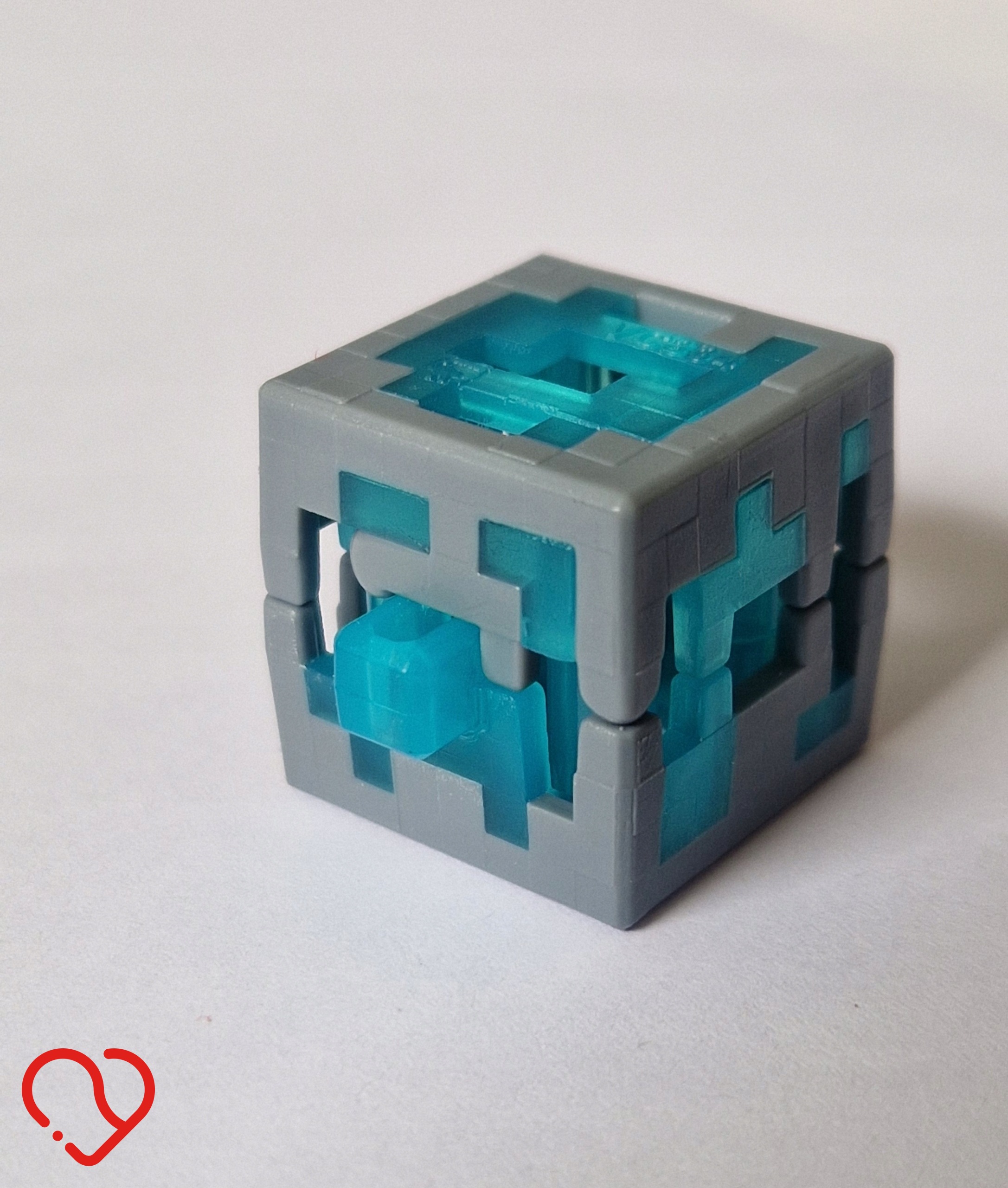 Figurka BLOK DIAMENTOWY Kinder Joy Minecraft VC334