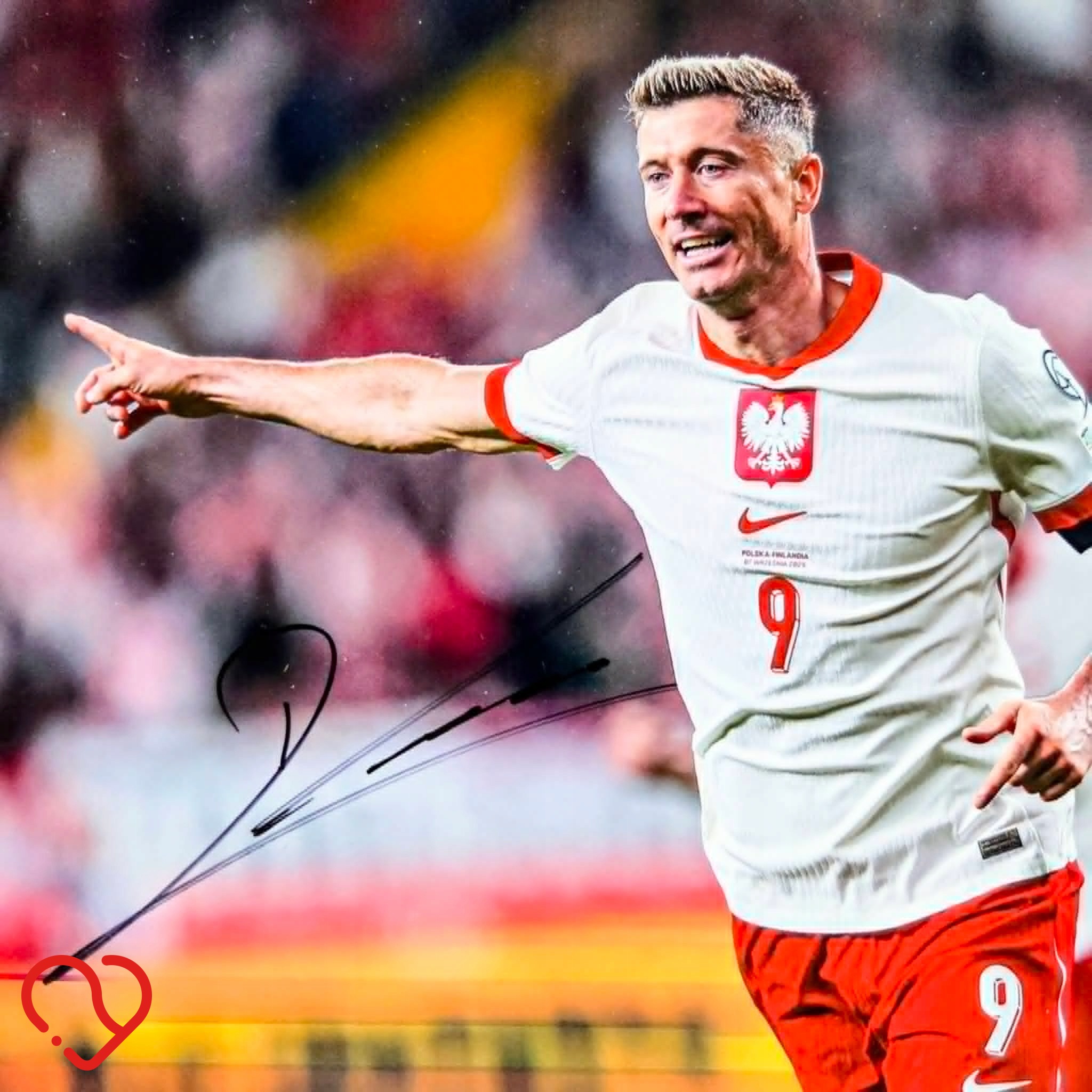 Lewandowski - Polska - zdjęcie z autografem (pol)