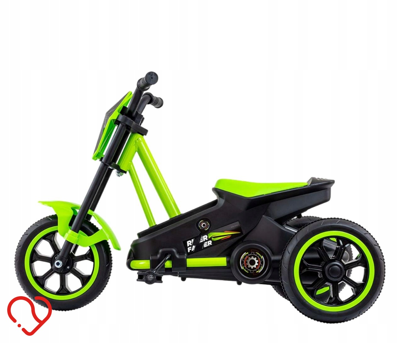 MILLY MALLY GOKART NA PEDAŁY RIDER GREEN SPORTOWY POMPOWANE KOŁA HAMULEC