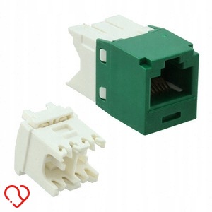 Moduł keystone RJ45 Panduit CJ688TGGR Mini-Com TX6 Plus