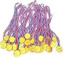 Medale z tworzywa sztucznego w kolorze złotym