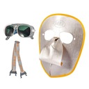 Leather Welding Mask and Welding Goggles Anti Splash for Mechanical