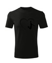 JHK t-shirt dziecięcy czarny bawełna rozmiar 110 (105 - 110 cm)