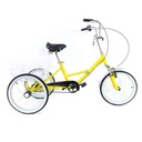 Rower trójkołowy QWK0608 rama 20 cali koło 20 " żółty