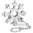 Multitool KLUCZ ŚNIEZKA MULTIFUNKCYJNY SNOWFLAKE MULTITOOL 18 w 1