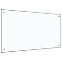 Panel szklany 90 x 50 x 6 mm szkło hartowane szlifowane biel