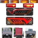 2шт фара  задняя автобус собранная прицеп прицепом лед  светодиодная 12v 24v с разбора
