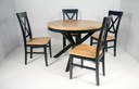 Stół okrągły rozkładany Rad-Stol loft 100 x 100 x 76cm dąb naturalny