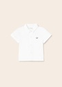 Mayoral koszula dziecięca długi rękaw bawełna biały rozmiar 68 (63 - 68 cm)