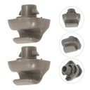 приобрести 2pcs car sun visor retainer держатель grey автомобиль visor bracket